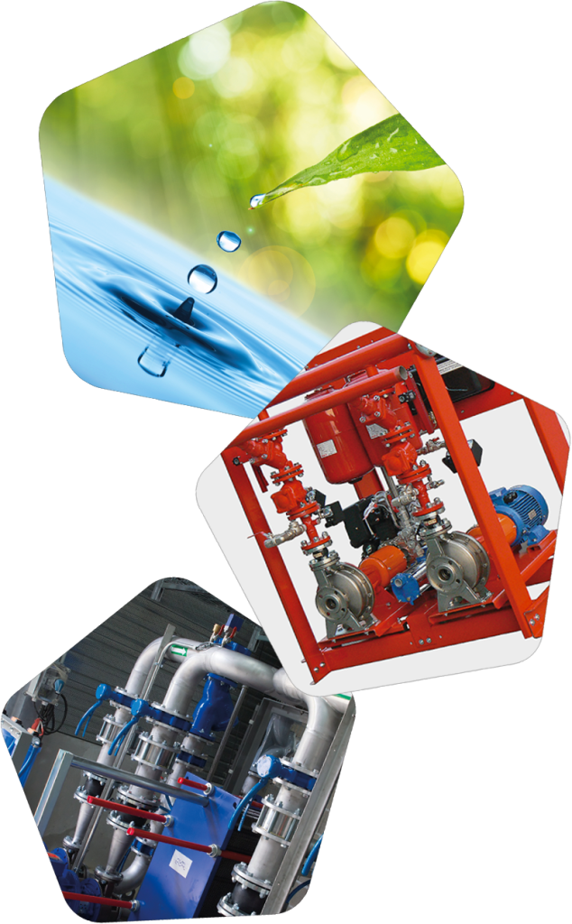 grafica pentagoni verticali